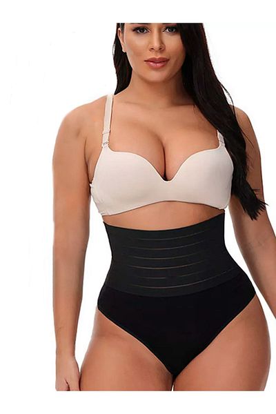MİSTİRİK Flerna Model - Chiloți Abdominal Black Enhancer