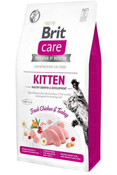 Brit Care Kitten Hypo Allergenic Sağlıklı Büyüme Tavuklu Ve Hindili Tahılsız ...
