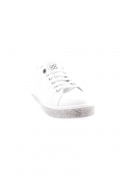 DGN Alb - 22510 Pantofi de damă cu blană alb