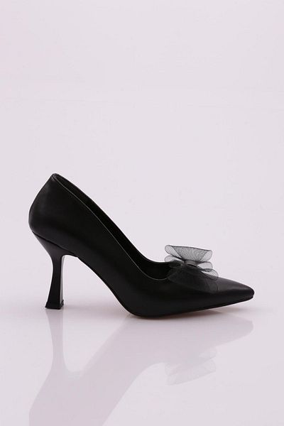 DGN Pantofi cu toc pentru femei model 1504 negri