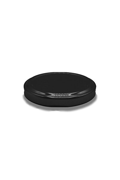 Afracam Black Metal 53mm Can Lid - 1000cc Bottles, 53 Pp Jar Lids, 10 Pieces