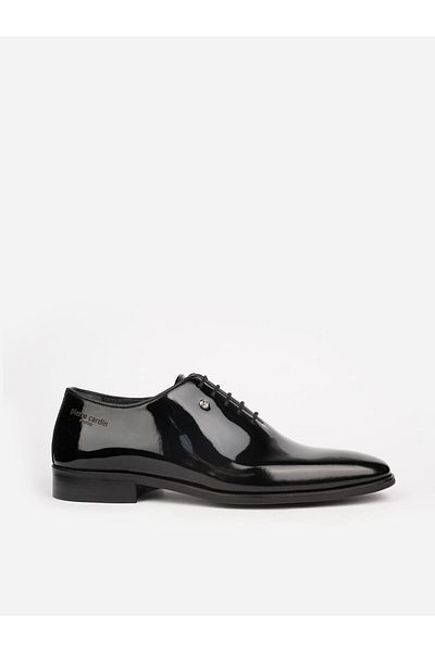 Pierre Cardin 103129   Pantofi clasici pentru bărbați din piele neagră - pantofi deschisi în interior și în exterior