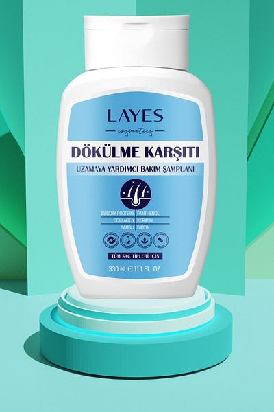 Layes Fast Hair Growth - Anti-Shedding and Repair Care Shampoo, Salt-free, Paraben-free, Sulfate-free