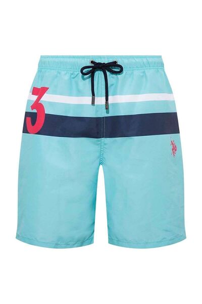 U.S. Polo Assn. Ανδρικό μακρύ σορτς μέντας 22003