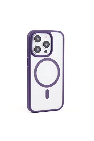 Iphone 14 Pro Case Magsafe Featured Camera with Protrusion Transparent Color Premium