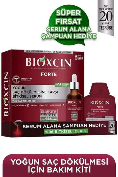 Bioxcin Forte sérum 3x X 50 ml + Forte šampón 300 ml Set
