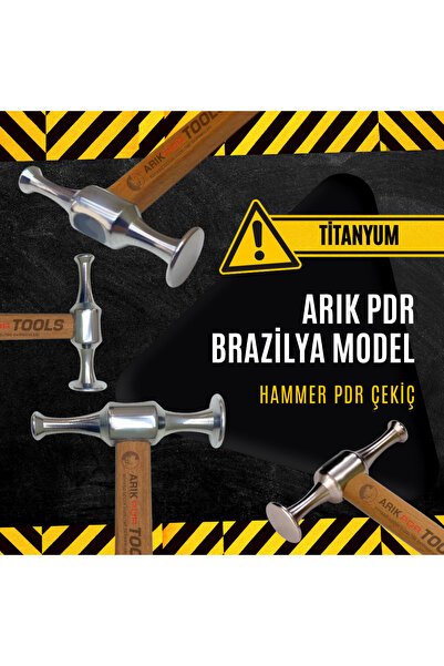 ARIKPDRTOOLS BOYASIZ GÖÇÜK ONARIM ÇEKİÇ PDR HAMMER BRAZİLYA MODEL TİTANYUM