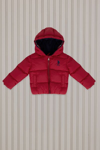 U.S. Polo Assn. Baby Boy Red Baby Coat