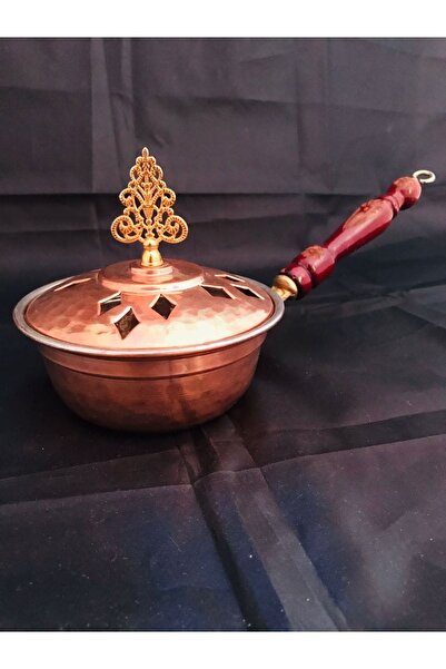 Zinnun Bakır Büyük Boy Buhurdanlık Tütsülük