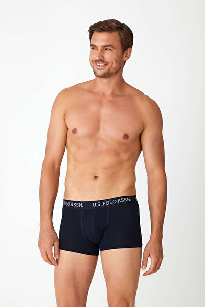 U.S. Polo Assn. Чоловічі темно-сині труси з принтом 2 Li Boxers 82006