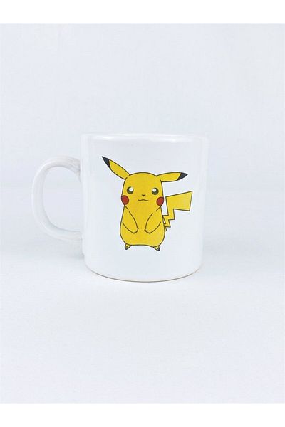 Buka Shops White Pikachu Oval Mug