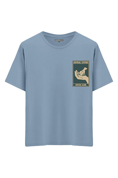 Mounte Bianca Unisex prijatelj - Oversize kroj T-shirt