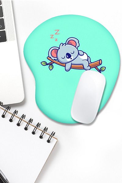 fafaatölye Mouse Pad Printed Soft Wrist Support