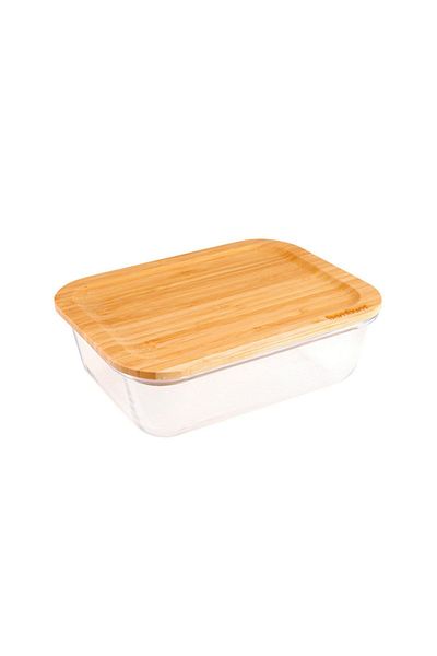 Bambum Safe Rectangular Glass Storage Container 1000 ml