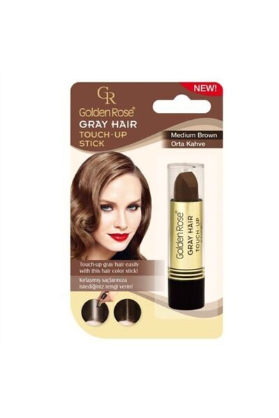 Golden Rose Beyaz Kapatıcı Stik 03 Orta Kahve Grey Hair Touch-up Stick Medium...