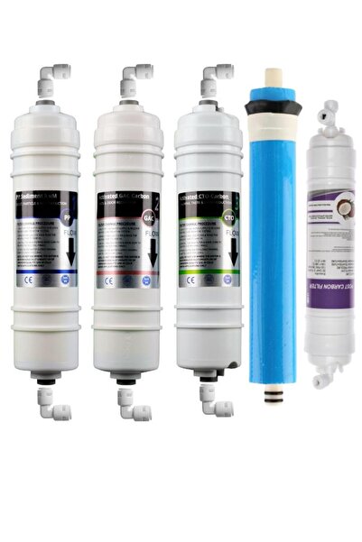 SULOOK Su Arıtma Filtre Seti Beşli - Inline Modeller Için