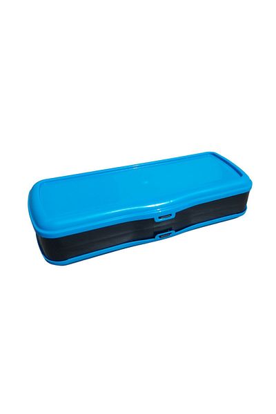 homeneeds Functional Plastic Pen Holder Box - Double Compartment