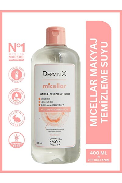Derminix Micellar Makyaj Temizleme Suyu