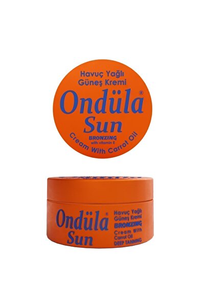 Ondüla Sun Yoğun Bronzlaştırıcı Havuc Yağlı Güneş Kremi 100 ml