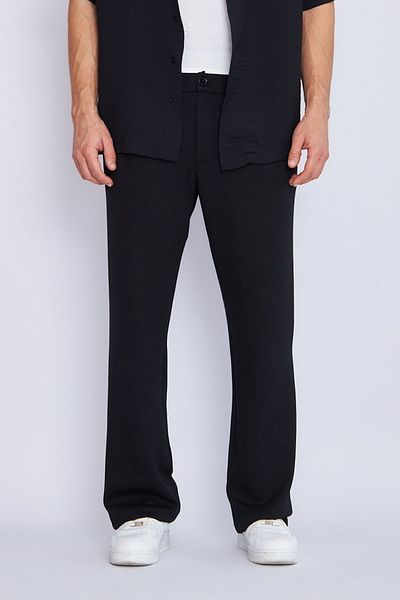 Mesfeno Baggy Men's Trousers, Stretchy Lycra Modal Fabric, Elastic Waist
