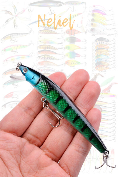 NELİEL 10cm 9gr Minnow, Sahte Yem, Lures,rapala,suni Yem,spin, Maket ,levrek,...