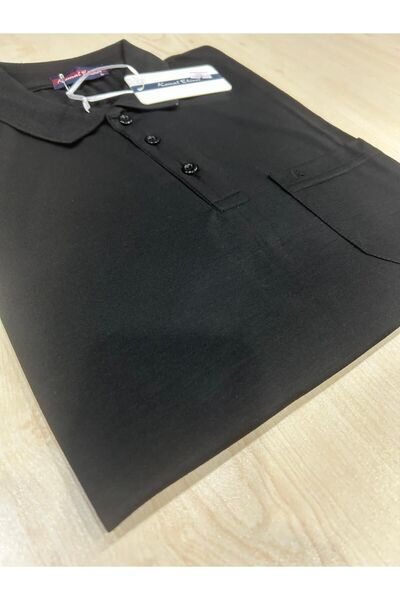 KEMAL EKİNCİ Quality Men's Polo Collar Pocket T-Shirt