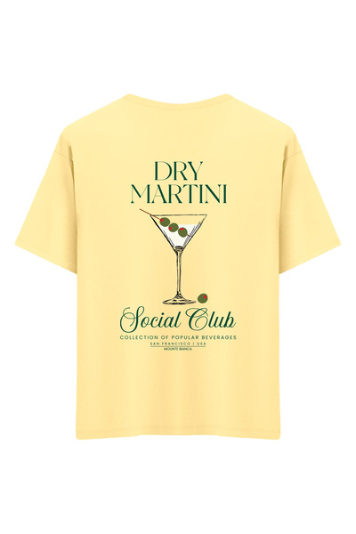 Mounte Bianca Unisex suvi martini - Oversize kroj T-shirt