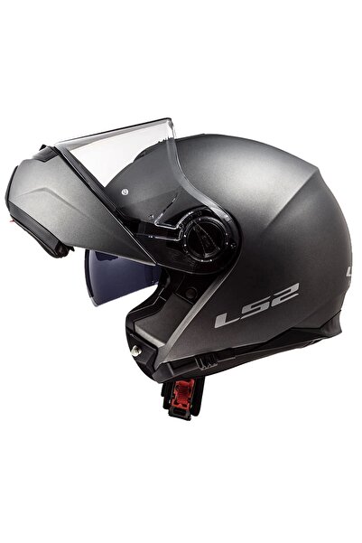 LS2 Ff325 Strobe Mat Tıtanıum Kask Kask