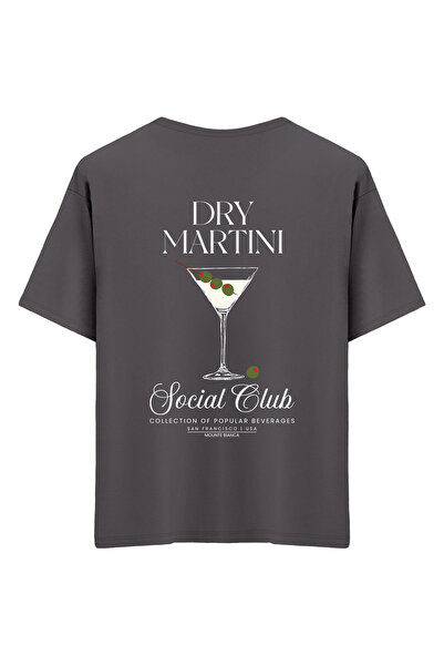 Mounte Bianca Unisex suvi martini - Oversize kroj T-shirt