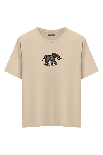 Mounte Bianca Unisex slon - Oversize kroj T-shirt