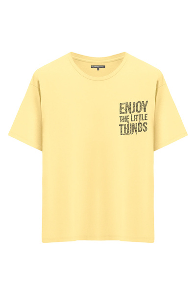 Mounte Bianca Unisex Uživajte - Oversize kroj T-shirt