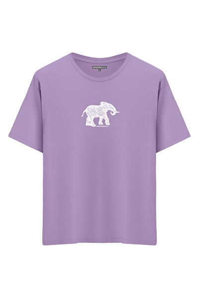 Mounte Bianca Unisex slon - Oversize kroj T-shirt