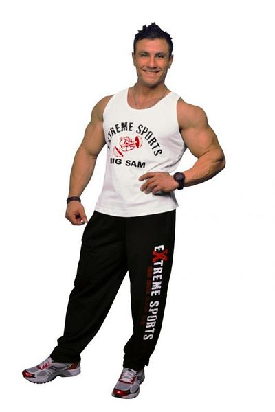 Big Sam قميص رياضي أبيض إكستريم 2039