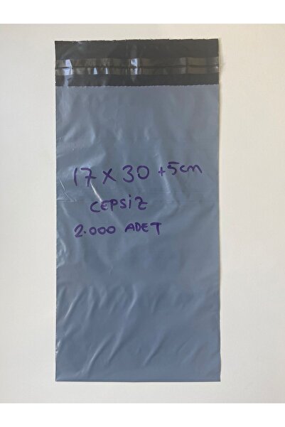 Alsamkapsam 17x30 5 Cm Cepsiz Kargo Poşeti Ekonomik 2000 Li İki Bin Adet