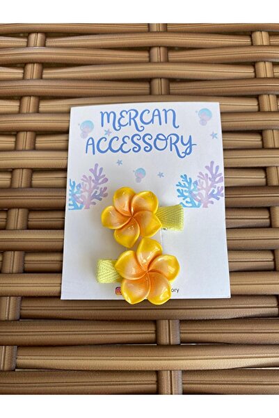 Mercan 2'li Lotus Çiçeği Toka