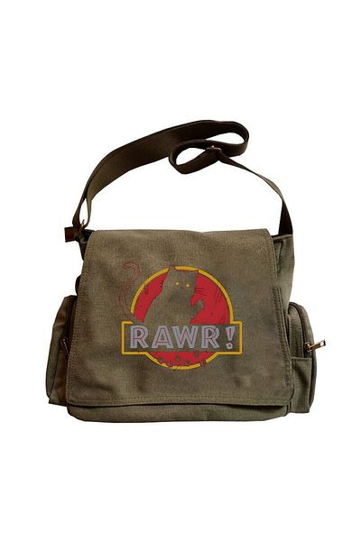 AtegeWear Τσάντα Rawr Cat Printed Messenger
