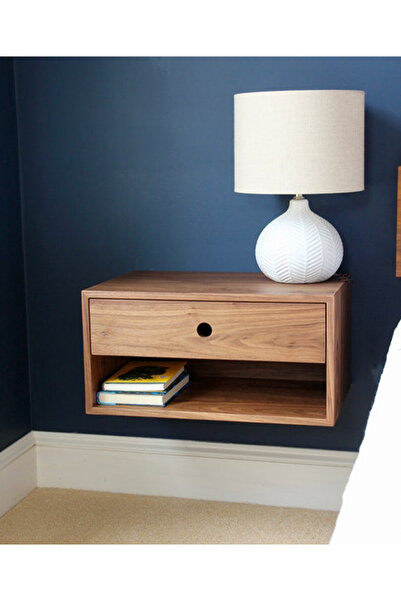 TALASCH Fly Ahşap Raflı Uçan Komidin Bölmeli Yatak Odası Talasch Fly Serisi