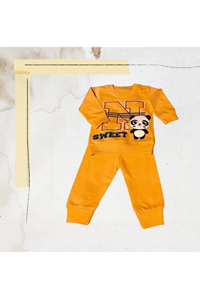 bediş baby clothes panda sweet baby boy and child double set 9/12/18/24 months