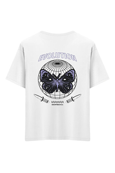 Mounte Bianca Unisex evolucija - Oversize kroj T-shirt