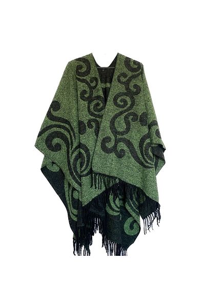 Forum Fashion Keel Patterned Poncho