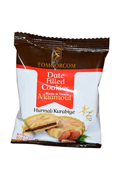 TOMOORCOM HURMA EZMESİ Hurmadolu Kurabiye 60 gr - 12 Adet