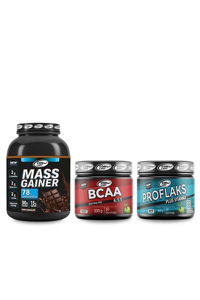 Conlast Mass Gainer Plus - 3000gr Bcaa300gr Proflaks Vitamax300gr