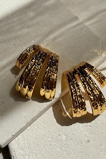 Lavian Accessories Zra Model Wild Üçlü Tasarım İthal Küpe