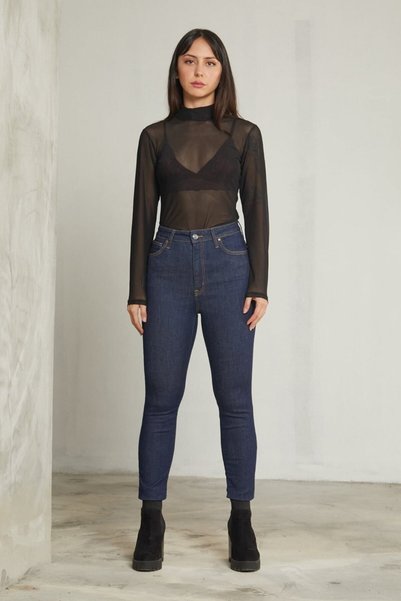 Kutaf Skinny Jeans Düz Kadın Pantolon