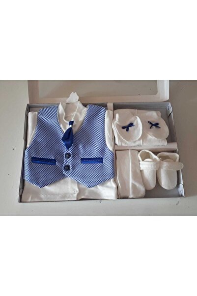 biyan collection Erkek Bebek Mevlüt Takımı Hastane Çıkışı Sünnetlik, Bayramlık Bebek Doğum Hediyesi