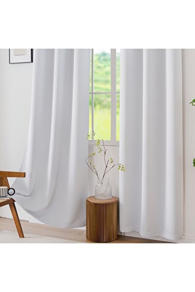 yağmur zebra BİRİNCİ KALİTE BEYAZ MODERN SATEN GÜNEŞLİK ( DÜZ PİLESİZ VE 1 AD...