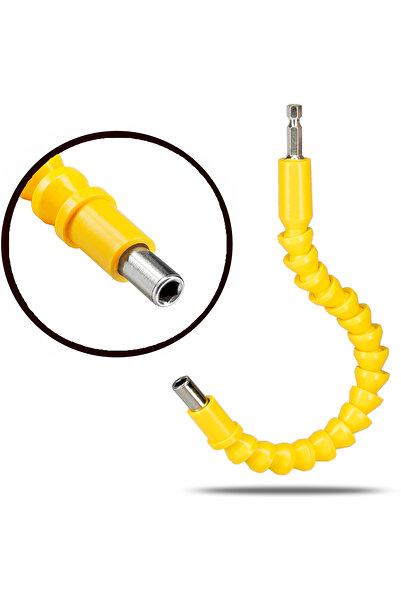 ALETÇANTAM Akrobat Bits Uzatma 30cm Flexible Esnek Katlanır Bükülür Spiral To...