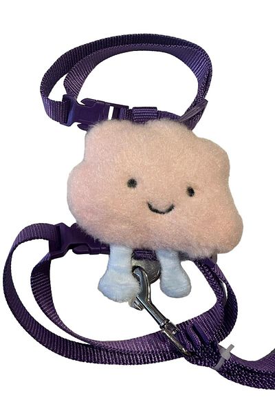 hepsipatili Clouds 3 Pieces Cat and Dog Walking Leash Set - Chest (30 Cm-50 Cm)