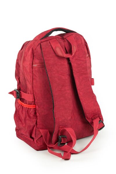 İMAKS 571 Krinkıl / Klinkır Водонепроникний Легкий Багатокімнатний Середній Шкільний, Спортивний, Рюкзак Бордовий/Червоний 3D