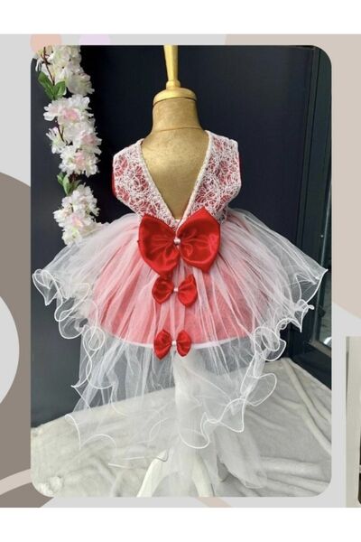 VanilyaShop Kız Bebek 0-6 Ay Elbise